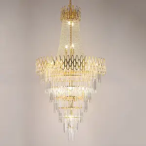 Lámpara colgante de estilo europeo para sala de estar, lámpara luminosa decorativa, estilo de iluminación moderno
