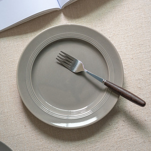 Vajilla de Porcelana Gris con Acabado Brillante, Platos de Cerámica para Restaurante, 19cm, 26cm, 30.5cm - Product Image 6