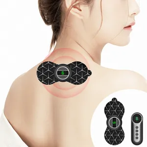 wireless ems shiastu neck and shoulder massager tapping massager for family health gift