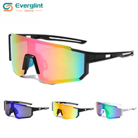 Lunettes de soleil sport Everglint UV400, monture intégrale carrée, confortables pour le cyclisme, la conduite, la pêche, la protection solaire, le vélo et les activités de plein air