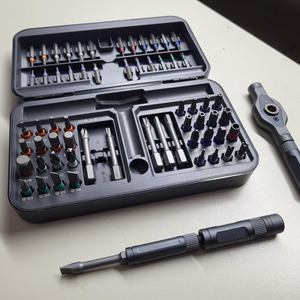 66 in 1 Magnetic <b>Screwdriver</b> <b>Set</b>, DIY Ratchet Multi <b>Bit</b> Screw Drive With Storage Case MYJ Multi <b>Bit</b> Magnetic Ratchet Versatile a - Product Image 6