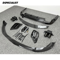   Kit carrosserie en fibre de carbone sèche avec lèvre avant, diffuseur arrière et aileron arrière pour Mercedes-Benz Classe S W223 S450 S500 2021-2024
