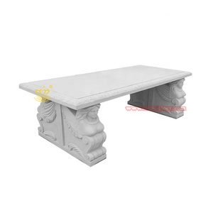 Hôtel Villa Salon Bureau Bureau <span class=keywords><strong>Décoration</strong></span> Carré Marbre Table Basse Art Sculpture <span class=keywords><strong>Pierre</strong></span> <span class=keywords><strong>Jardin</strong></span> Produits - Product Image 6