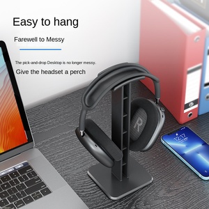 Rak & Braket Headset Desktop Tahan Lama Satu Bagian untuk Kafe Internet, Rak <span class=keywords><strong>Display</strong></span> Universal Komputer - Product Image 3