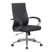 Chaise de bureau exécutive ergonomique pivotante personnalisable avec coussin fin, couleur sur mesure, pour la maison, le bureau ou les conférences, hauteur réglable, vente en gros