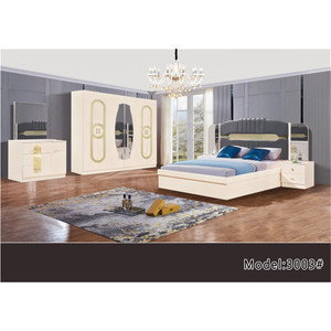 ชุดเฟอร์นิเจอร์ห้องนอนทันสมัย เตียงคิงไซส์และควีนไซส์ แบบเมลามีน - Product Image 2