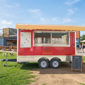 YLROAD 11.5FT CE-Certified Custom Mobile Food Trailer with Rust-Resistant Aluminum Frame for Outdoor Commercial Kitchens - Product Image 1