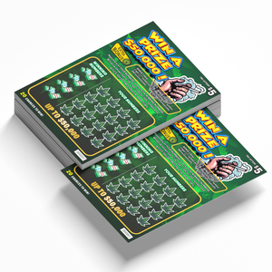 ZhongDao Druckservice für Rubbelkarten-Designvorlagen, Software für Geschäfts-Einlösesysteme, Betrugsschutz-Druckservice - Product Image 2