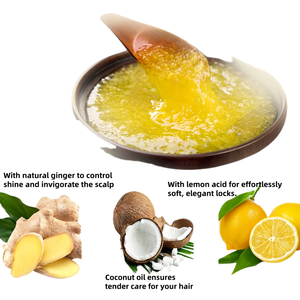 Champú de jengibre de etiqueta privada para la caída del cabello, potenciador del crecimiento natural, Control de aceite, defensa del encrespamiento, nutritivo, anticaspa - Product Image 2