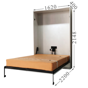 <span class=keywords><strong>Lit</strong></span> <span class=keywords><strong>mural</strong></span> peu encombrant, avec télécommande, inclinable en hauteur, électrique, avec cadre en métal, nouveau produit - Product Image 3