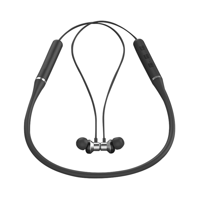 MGITEC Sport Flexible Neckband Wireless In-Ear for Headphones Vibrating Call ENC Noise Cancellation for V5.0 JL