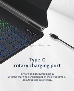 IPad trường hợp cho iPad 10 & 11, 10.9in & 11in, nhà máy bán buôn bảo vệ bìa, từ trường hợp bàn phím không dây bố trí mới" - Product Image 3