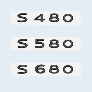 MAYBACH carta logo coche para mercedes-benz MAYBACH S480 S580 S680 maletero trasero etiquetado accesorios refit calcomanías - Product Image 3