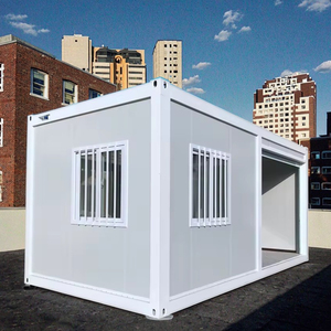 Casa portacontainer prefabbricata da 20 piedi facile da installare dopo <span class=keywords><strong>la</strong></span> calamità per campi dormitorio casa rifugio per uffici rifugiati abitazione temporanea - Product Image 1