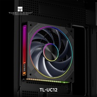 Thermalright TL-UC12 120mm ARGB PWM PC Ventilateur avec écran numérique RPM Lame LCP pour le refroidissement du boîtier PC jeu