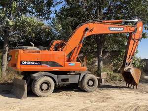 Excavateur à Dh210w-7 roues Doosan d'occasion à vendre Machine DX210 d'occasion avec moteur central et composants de moteur - Product Image 2