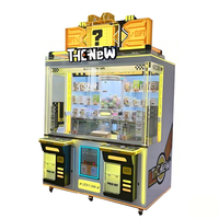 Machine à grue en anglais Funspace, jeu de prix à pièces pour les centres de jeux, garantie 1 an, fabriquée en métal durable