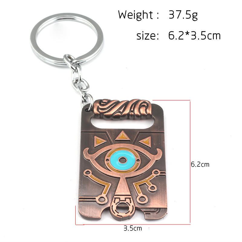 Customizable Zelda Keychain Ring & Metal Keychain Set ODM