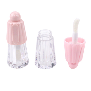 Yenilik plastik pembe mavi sevimli mantar şekilli boş 5ml dudak parlatıcısı tüpleri konteyner ambalaj - Product Image 4