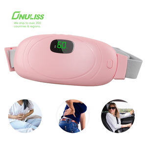 Massageador de cólicas menstruais, cinto térmico vibratório para alívio da dor, recarga quente da cintura e do estômago - Product Image 1