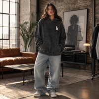 Sweat à capuche délavé personnalisé avec logo pour hommes et femmes, coupe oversize, en molleton de coton épais, style streetwear, OEM, faible MOQ, marque privée illimitée