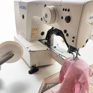 High Speed JU KI LBH-781 Used Interlock Lock Stitch Direct Drive Industrial <b>Sewing</b> Machine Motor Computerized Operation Metal - Product Image 2