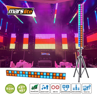 Luces DJ Marslite Matrix Blinder Pro, se pueden conectar, para discoteca, escenario, luces LED, panel LED Matrix, pantalla de matriz de puntos, barra de escenario