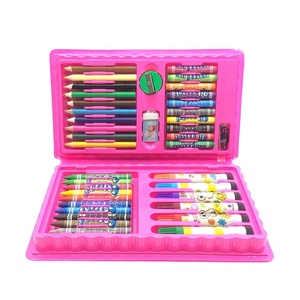 Vente en gros pas cher stylo de peinture pour enfants 42 pièce pinceau dessin animé créatif aquarelle Crayon Crayon à l'huile pour enfants Document - Product Image 1
