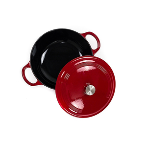 Olla De calor De leche para cocina, juego De utensilios De cocina De hierro fundido <span class=keywords><strong>con</strong></span> esmalte Rosa, <span class=keywords><strong>Panela</strong></span> De Ferro - Product Image 3