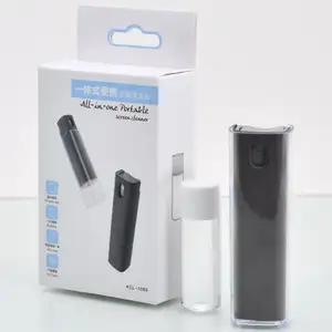 Detergente per schermo a prova di impronte digitali Touchscreen Mist Cleaner Spray Wipe flanella in fibra morbida per tutti i telefoni occhiali Tablet Laptop TV