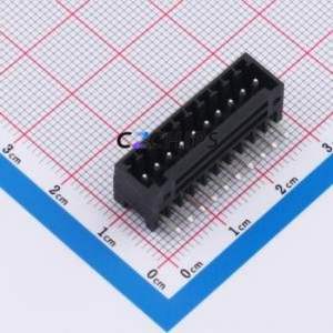 DB2ERC-2.54-10P-BK Plug-in Terminal Block Bent Lead Through Hole,P=2.54mm Board-to-Board / Socket - Closed 1x10P 2.54mm Black - Product Image 1
