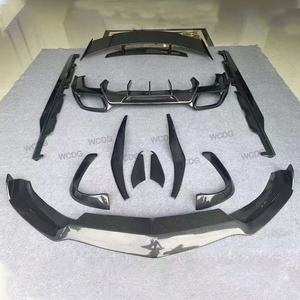Kit de carrosserie en fibre de carbone de style BS pour mercedes-benz <span class=keywords><strong>AMG</strong></span> GT GTR GTC <span class=keywords><strong>AMG</strong></span> 2014-2018 jupe latérale de pare-chocs avant diffuseur arrière kit de carrosserie - Product Image 3
