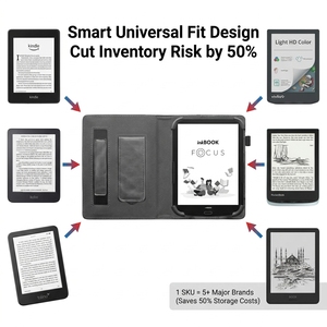 Funda Universal para Lector Electrónico de 6 Pulgadas para Kindle, Kobo, Pocketbook, Tolino Shine, Vivlio Light, Funda con Logotipo Personalizado y Correa de Mano - Product Image 3