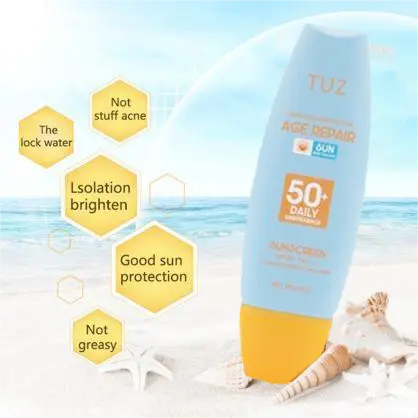 Özel etiket doğal Spf 50 + güneş koruma krem nemlendirici güneş kremi losyon sopa güneş koruyucu açık seyahat için