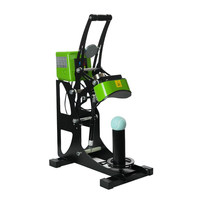 Machine professionnelle de marquage à chaud pour balles avec contrôleur intelligent LCD pour l'impression de numéros sur balles de golf, de baseball et de tennis