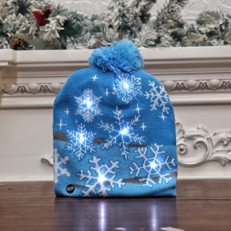 Bonnet tricoté [flocon de neige]]