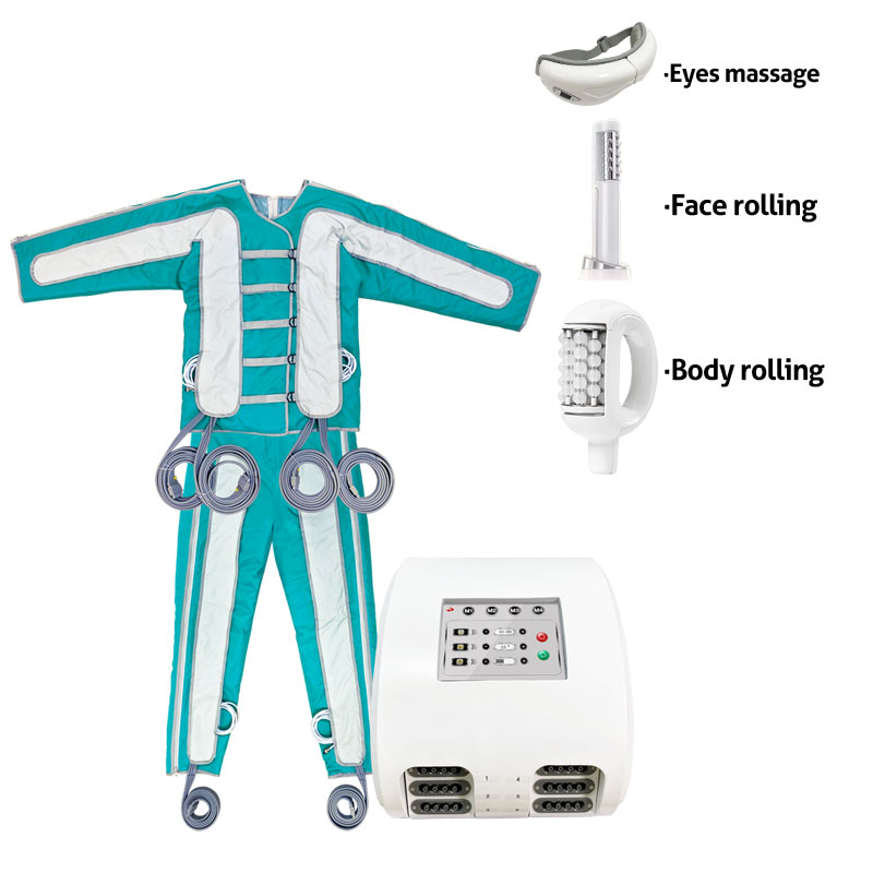 eye +infrared+pressotherapy+face roller+body roller white