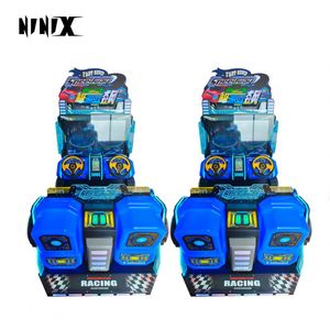 Simulateur de conduite de voiture de course pour enfants, machine de jeu d'arcade automobile, jeux à monnayeur - Product Image 6