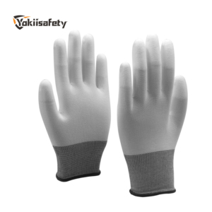 Wholesale White PU Fingertip Coated <strong>Gloves</strong> Nylon Knitted <strong>Top</strong> Fit <strong>Gloves</strong> PU Coated <strong>Gloves</strong> for General Purpose Work - Product Image 4