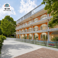 Bâtiment préfabriqué en acier moderne à plusieurs étages pour appartements, bureaux, hôtels, hôpitaux, centres commerciaux, écoles, villas et maisons de luxe