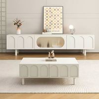Meuble TV moderne de luxe, meuble TV blanc