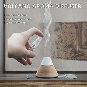 Diatomite & Plaster Volcano Eco-Friendly Alcohol Free Cold Made Aroma Stone <b>Diffuser</b> <b>Air</b> <b>Freshener</b> with 2 Months Longevity - Product Image 2