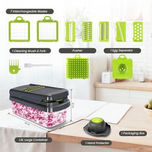 <b>Multifunctional</b> Steel <b>Vegetable</b> Slicer Press Knife for Cucumbers Eggs Garlic Egg Strainer Tool - Product Image 2