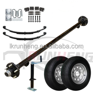 Kit de moyeu léger pour essieux simples et doubles de 2000 à 8000 lb, essieux à ressorts à lames pour remorques en acier, suspension à ressorts à lames - Product Image 5