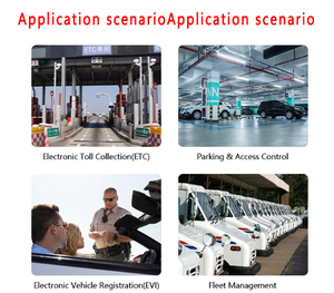 Tamper Proof UHF RFID Bãi Đậu Xe Kính Chắn Gió Tag H3 Alien 9654 Nhãn Dán Cho Theo Dõi Xe - Product Image 4