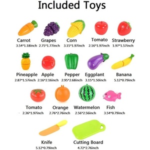Bộ 16 Món Đồ Chơi Giáo Dục Cắt Rau Quả Thực Phẩm Nhà Bếp Giả Vờ Cho Trẻ Em Đồ Chơi Thực Phẩm - Product Image 5
