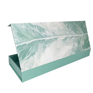 Boîtes en carton rigide de luxe personnalisées, recyclables, avec couvercle magnétique, logo en relief, doublure en éponge, pour vêtements, chaussures, emballages cadeaux - Product Image 6