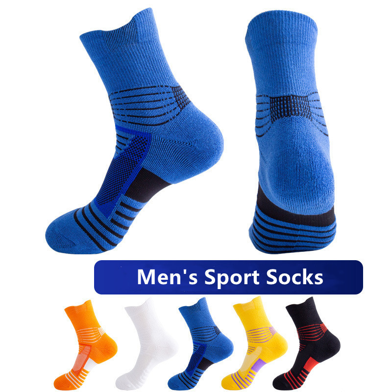 Sports Socks Thickened Towel Bottom Men