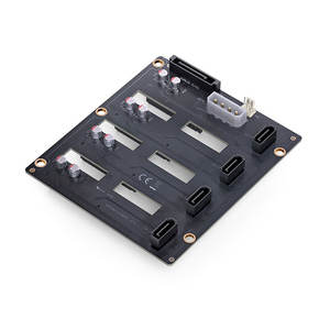 JONSBO N4 Mini-ITX Châssis d'ordinateur avec 8 + 1 <span class=keywords><strong>baie</strong></span> HDD Double ventilateurs 120mm SFX PSU ITX Carte mère 1U USB-Double ventilateurs 120mm - Product Image 6