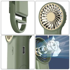 2025 New Arrival <b>Mini</b> Pocket Fan Portable Summer <b>USB</b> Rechargeable Handheld Small Silent Fan for Business - Product Image 3